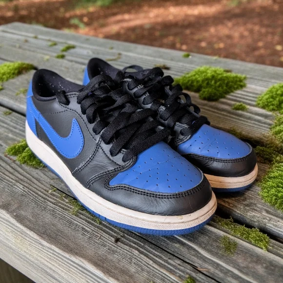 Nike Air Jordan 1 Retro Low OG BG "Royal" Size 5Y - Picture 1 of 8